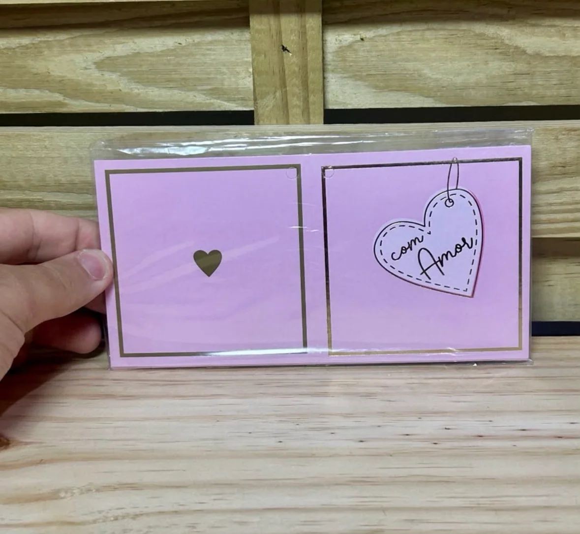 Cartão com amor